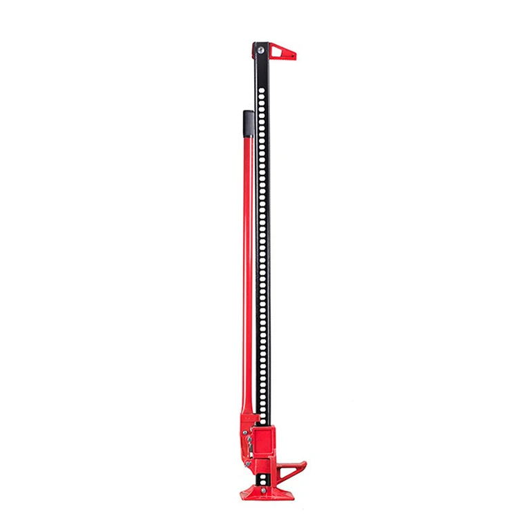 Portable 4X4 Off Road Recover Hi Adjustable Farm Jack 33" 48" Black Cast and Steel Lift Jack