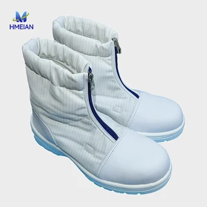 Factory Supply Antistatic Boots PU Sole ESD Boots for Cleanroom, Food Processing , Pharmaceutical, and Electronics Industries