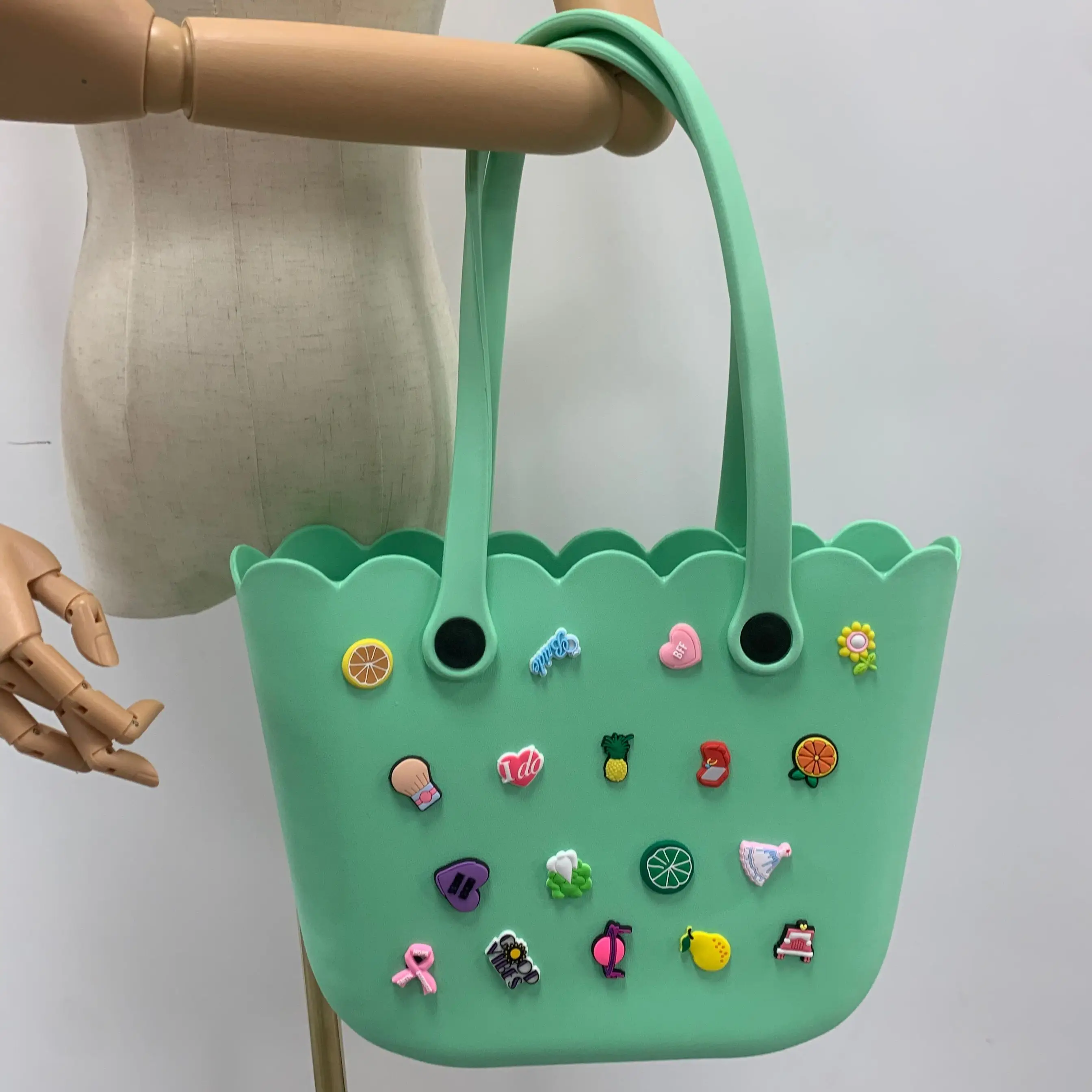 Large Beach Crossbody Rubber Shopping Handbag Eva Handbag Beach