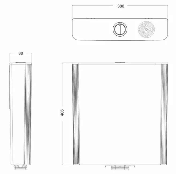 concealed tank toilet