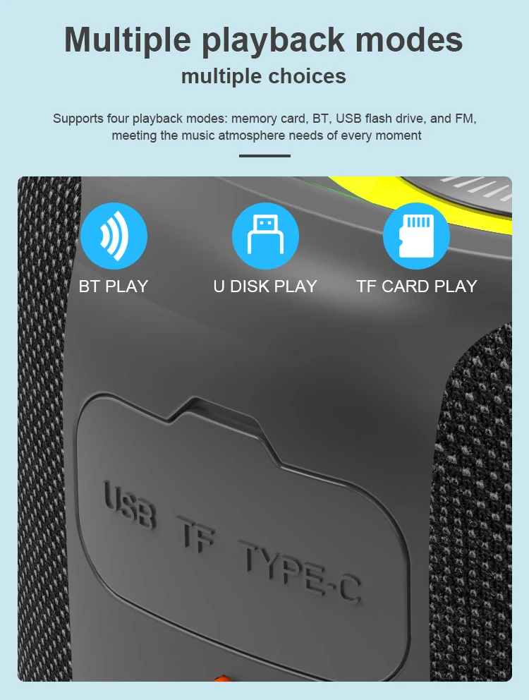 Kisonli Q40 China Manufacturer Mp3 Mini Subwoofer Portable Bt Speaker