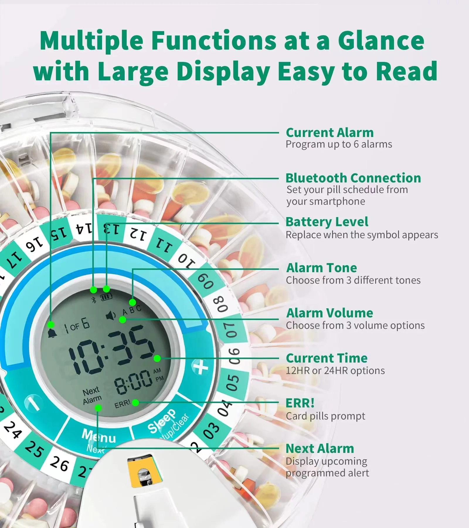 Портативный Многофункциональный Будильник