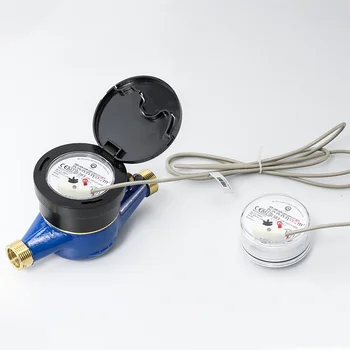 Residential Multi Jet Dry Type Water Meter Class B R80 with plastic register & Light Brass Body with Cable / Remote Transmission