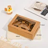 Porta cajas de piel de vacuno de 6 granos