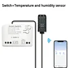 AC85-250V avec capteur de température et d'humidité blanc