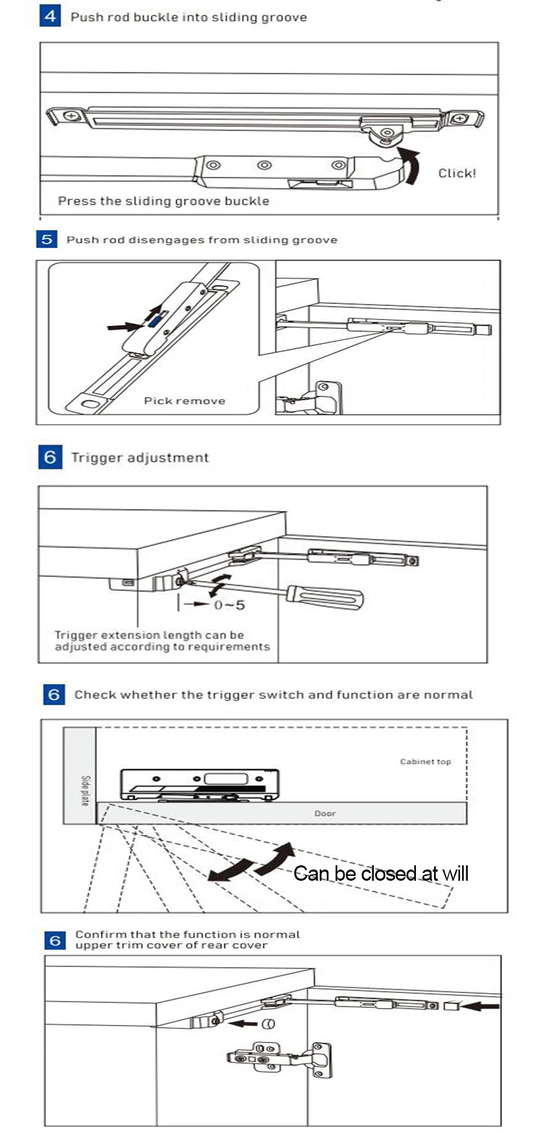 Kitchen Door Opener Buffer Door Closer Other Furniture Hardware