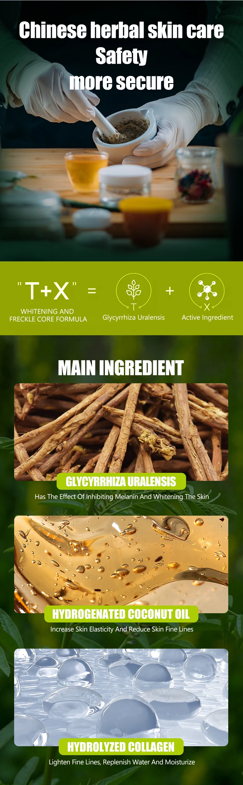 Aichun Beauty 100 Organic Body Whitening Cream Licorice Root Best