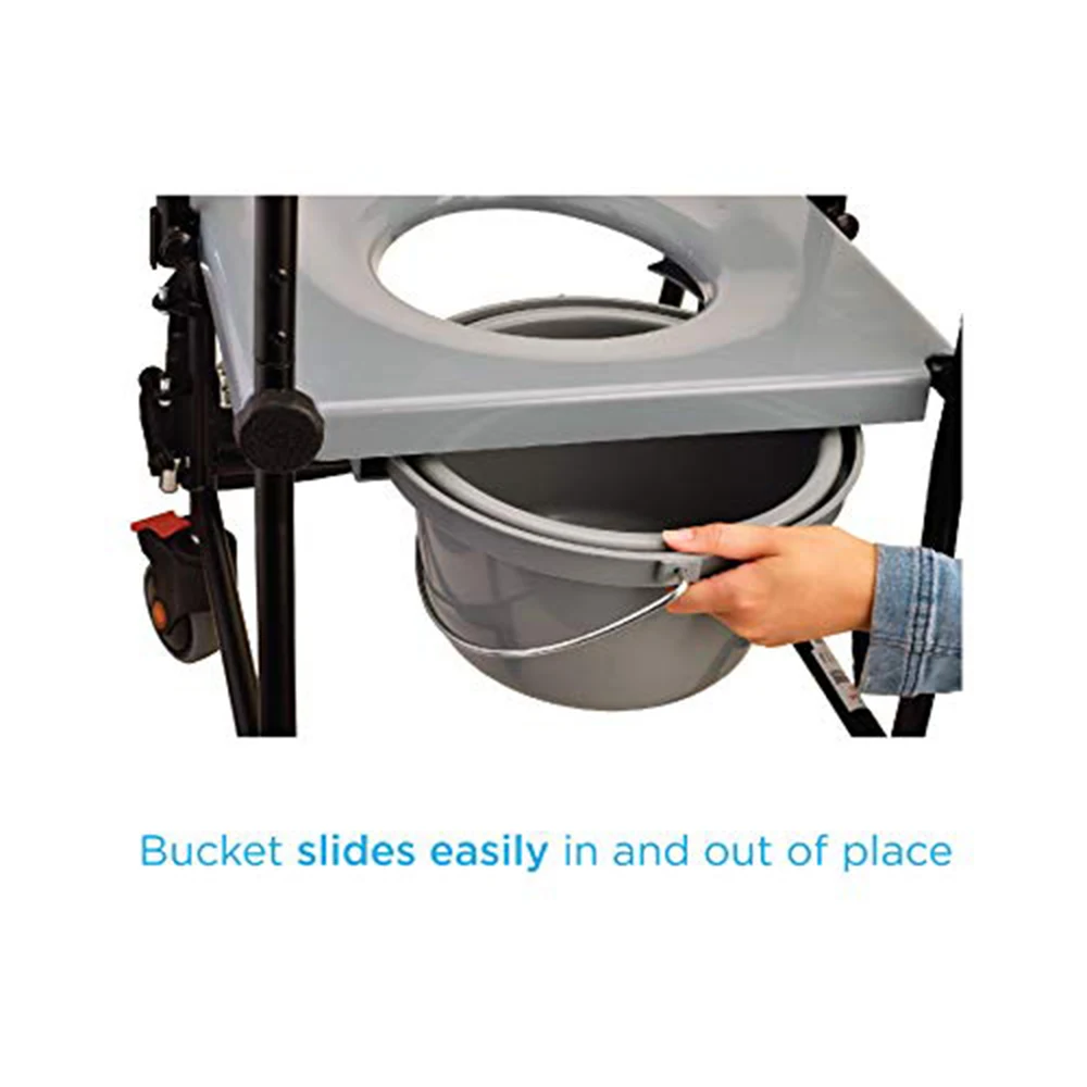 Hot Sale Portable Pakistan Price Wheelchair Reclining High Back Toilet