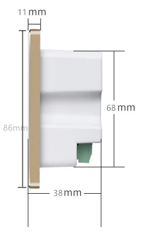 KECO tubular motor RF433 switch controller for motorized curtain and electric roller blind working with keco curtain emitters