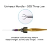 Mango universal: 20G de tres mandíbulas
