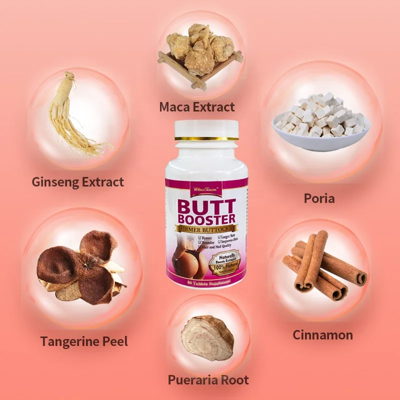 Hip Big Butt Tablet for Sexy Firming Buttock Hips and Butts Pills Enhancement Buttock Tablet