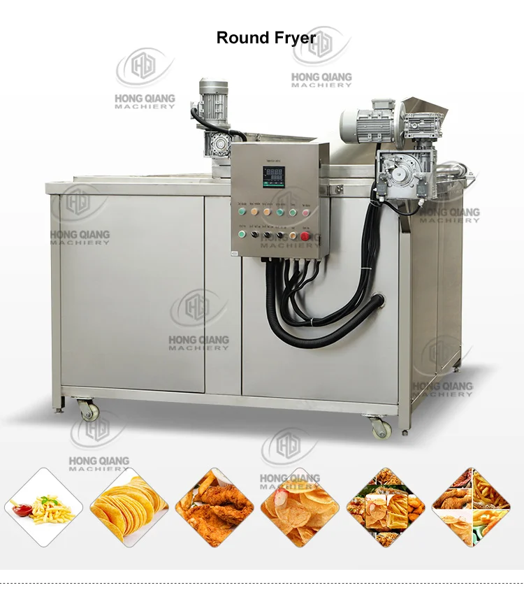 potato chips continuous fryer