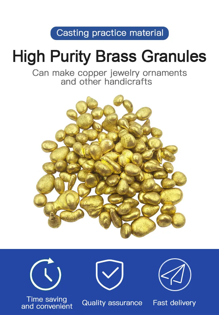 Yihui Casting Grain Brass Copper Material Jewelry Brass Granules Copper
