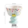 Dessert cup  candy orange