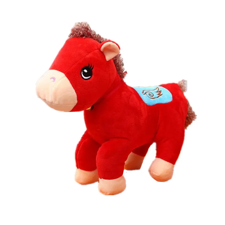 red horse stuffed animal