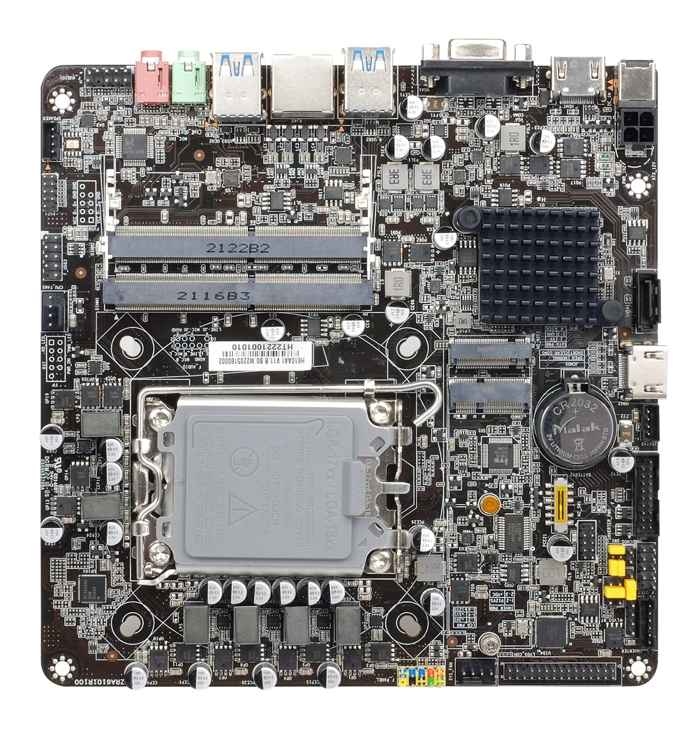 B660 mini-ITXマザーボードM.2 WIFI USB3.2 GEN2/GEN1 LGA 1700