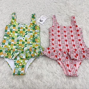 Wholesale Manufacturer Baby Girl Swimwear One Piece Children Kids Swimwear