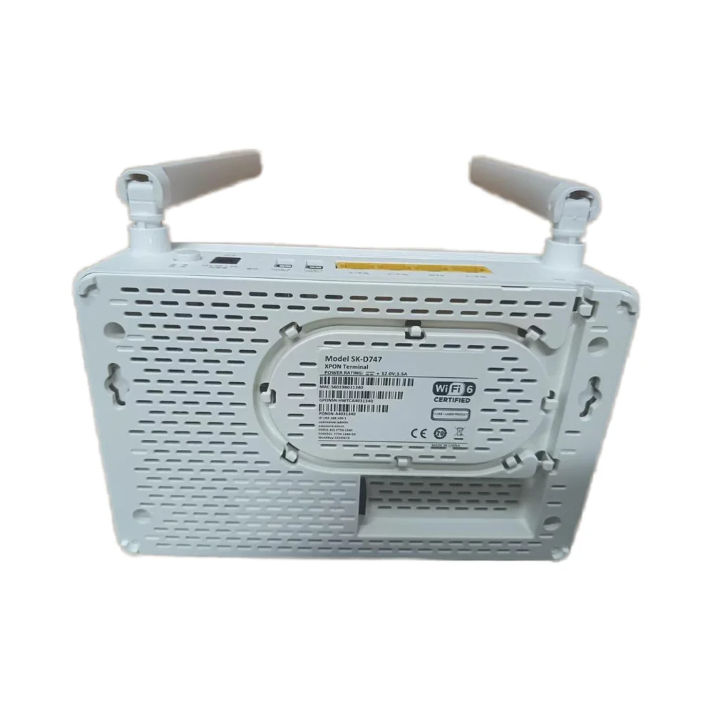 Factory Price SK-D747 Gigabit WiFi 6 XPON ONU Router 4*GE +