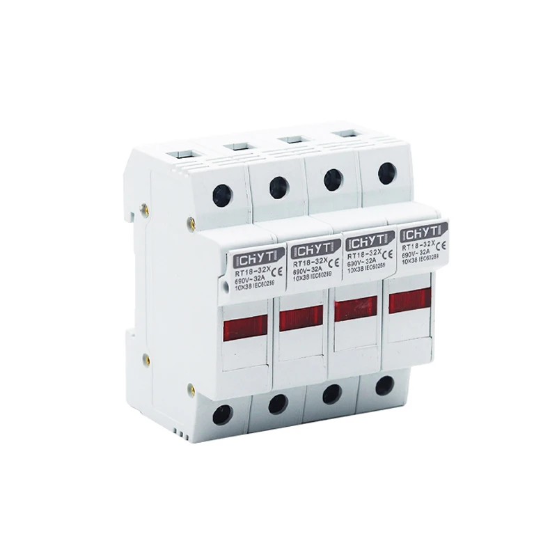 Power Distribution Box 1P 2P 3P 4P Electronics 20a 4 Pole Switch Fuse