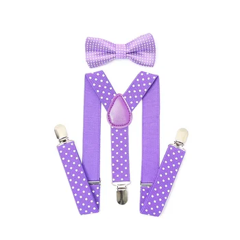 Y Back Suspender and Bow Tie Set for Baby Toddler Kids Boys Girls Children Brace New