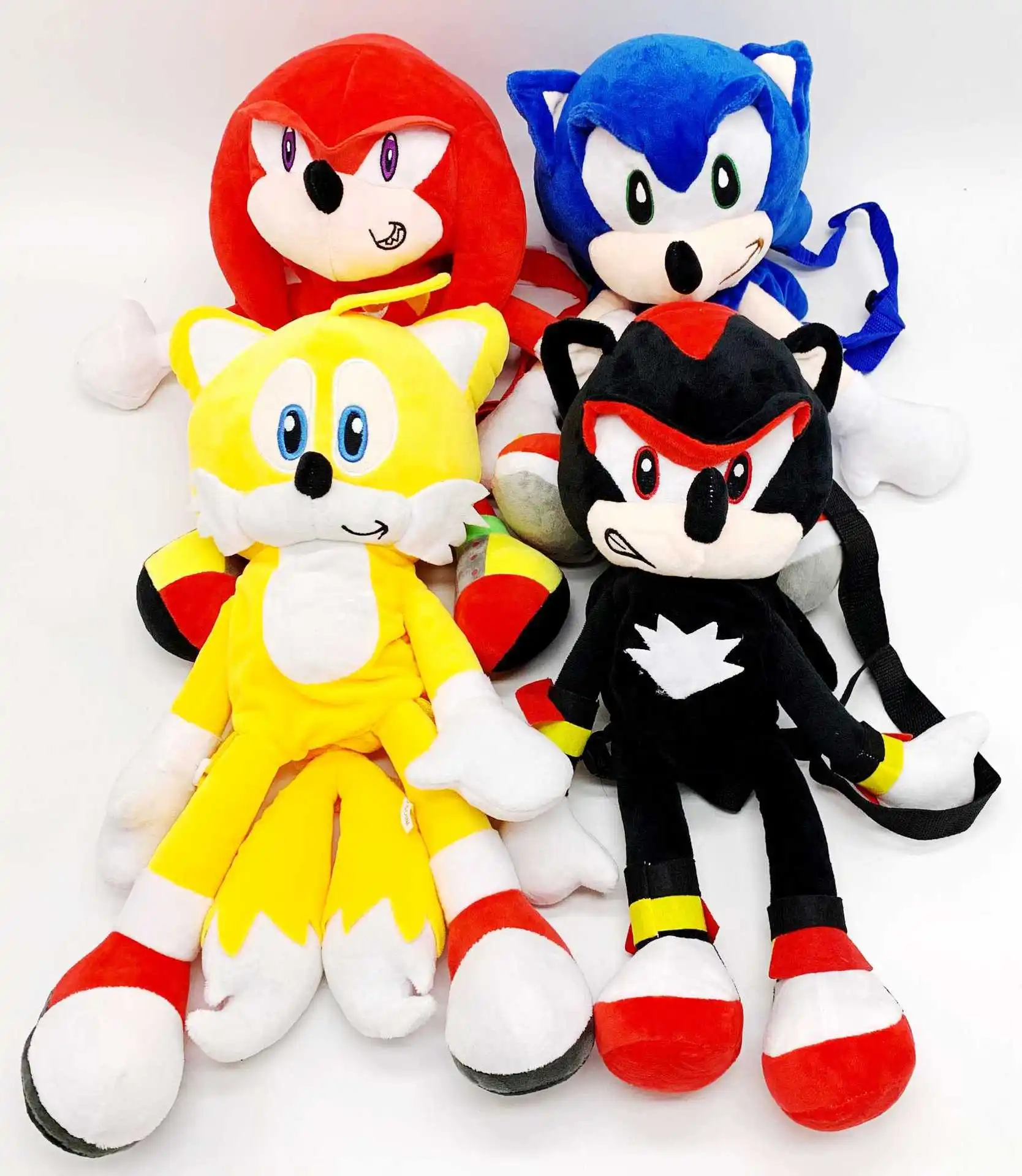 New Cross-border Sonic Backpack Blue Super Sonic Kid Nake Plush Toy Doll|  Alibaba.com