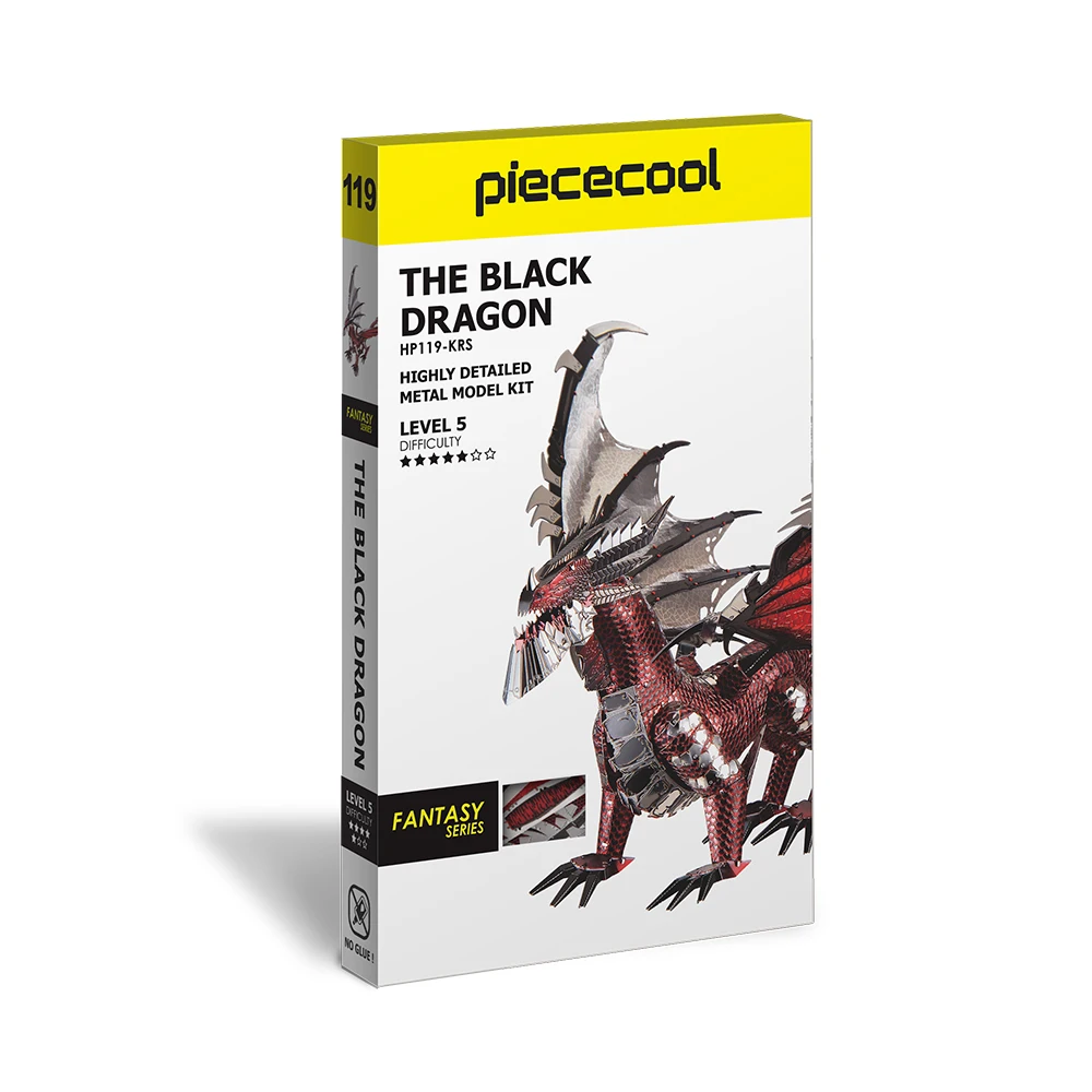 Piececool Puzzle 3D Metal Insecte – Coccinelle Corallienne Acier Inoxydable 430, 18 Pièces – Cadeau Adulte/Ado Dès 14 Ans