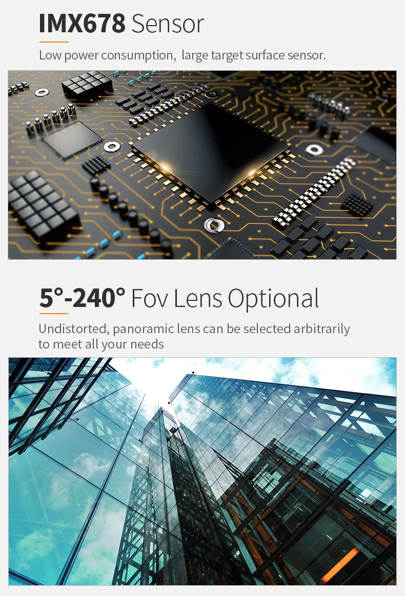 DGZX IMX678 8MP 3840*2160 FF MF M12 Mount Lens Industrial Machine Vision 4K Camera Module for ATM Self-service Terminal插图3