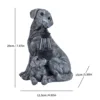 Ld2605-1-mother and child labrador-cement color