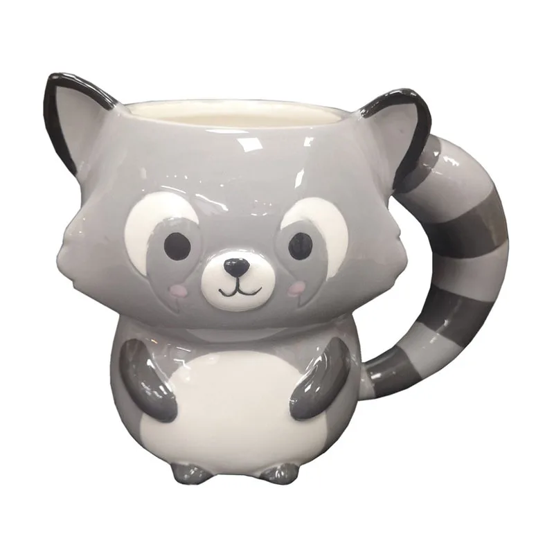 Raccoon Ceramic Water Cup Cute Animal Cartoon Coffee Cup For Boyfriend And  Girlfriend Wholesale - Buy 3d Animal Mug,Boyfriend Cup Creative Mug,Animal  Coffee Mug Product on 