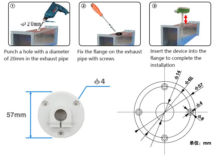 HVAC Humidity & Temperature Transmitter for Duct Mounting Envirotech Online