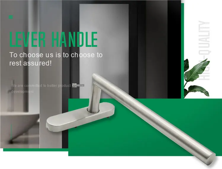 Doorplus Aluminum Door Handle Long Handle Stainless Steel Sliding Door