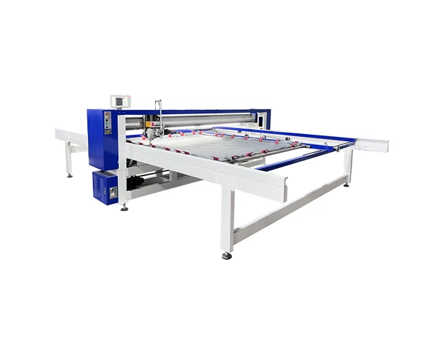 Newest model design high speed quilting machine computer control single needle head auto head lift