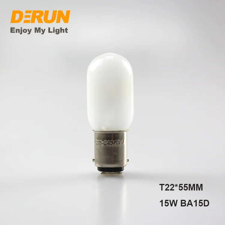 Factory BA15D Incandescent Bulb T20 T25 10W 15W Transparent Glass Tungsten Bulb Mini T Shape Incandescent Bulb Lamp