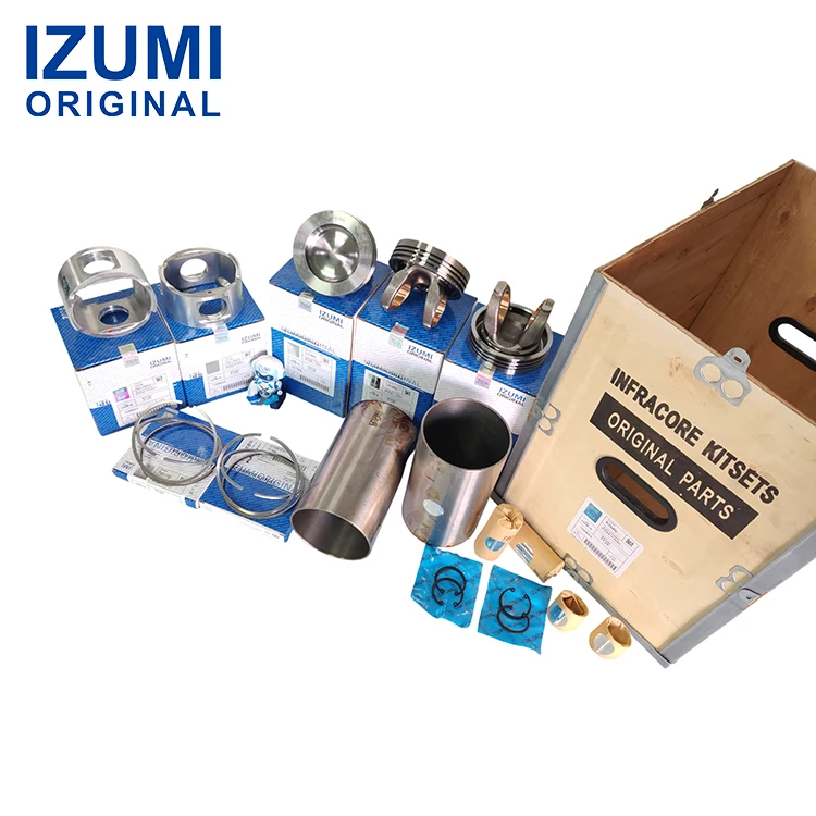IZUMI ORIGINAL 3126 1334983lk linerset för Caterpillar-byggnadsmaskinsdelar