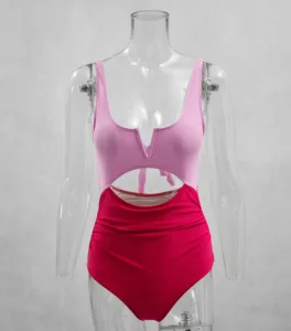 Hot Sales LNSK Swimsuits Women's Sexy Hanging One-piece Beach Swimsuit