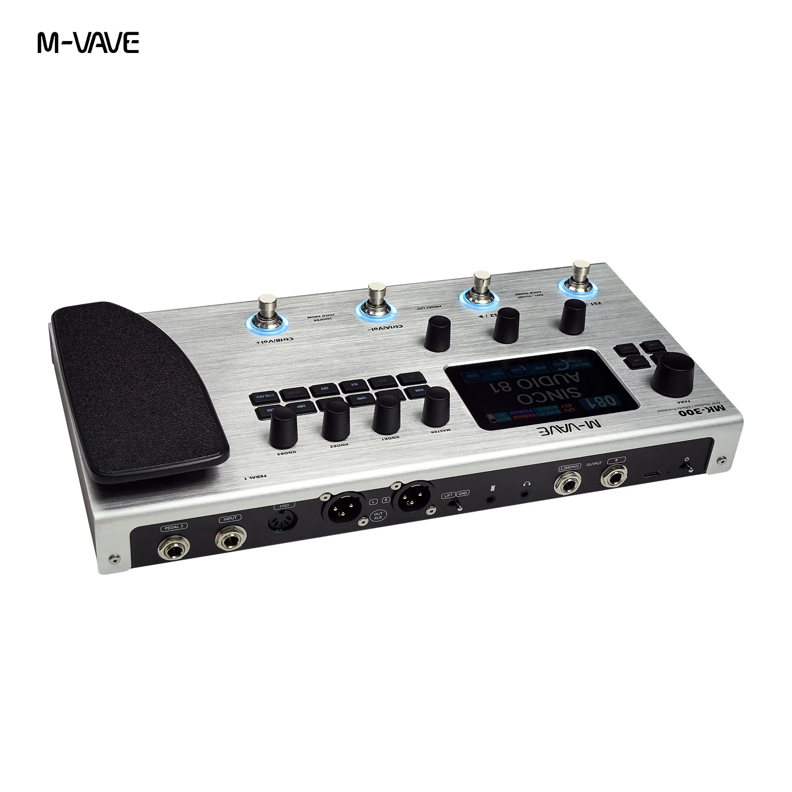 MK-300 Guitar Multi-Effects Pedal - 320+ Effects & 100 Cabs