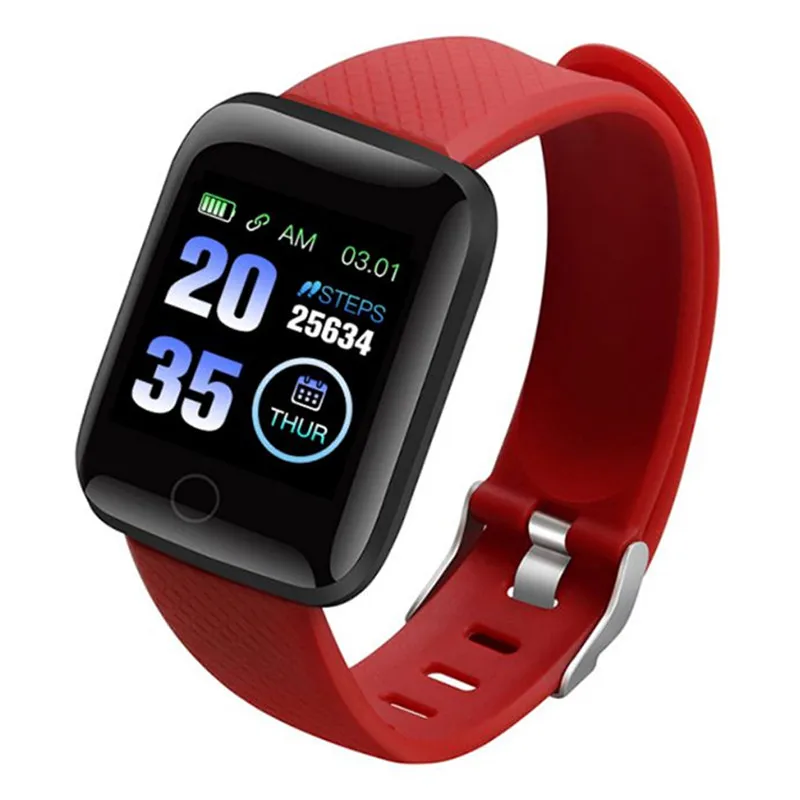 116 Plus D13 Waterproof Digital Smart Wrist Watch IP68 Best Brand Blood Pressure Montre Connecte Alarm Clock Fitpro Compatible