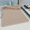 Shower mat - woven beige