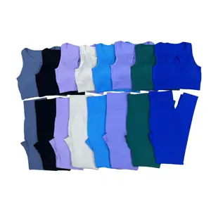 Hot Selling Plus Size Women's Short Sexy Bra Breathable Lightweight Yoga Pants Hip Lifting Feature Elastic Waist Solid Pattern