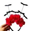 3#Red little bat hairband