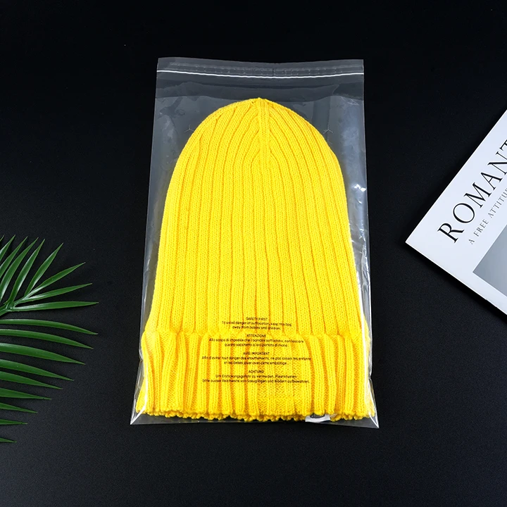 Recycled Poly Transparent Self Adhesive Packaging Anything Clothing GRS Best Selling Biodegradable Plastic Bags