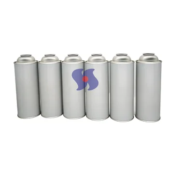 Straight-Wall Empty Aerosol Tin Cans In Diameter 65x159mm For Butane Gas Used