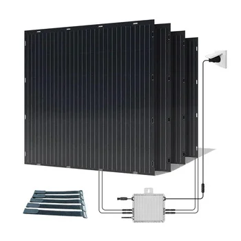 Германия balkonkraftwerk гибкий балкон панелей солнечных батарей 600w 800 Вт на сетке солнечной энергии системы для балкона с широким сбытом