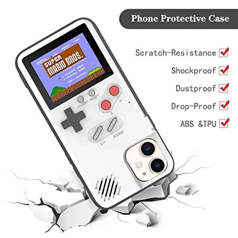 iPhone Retro Game Gameboy Phone Case 168 Classic Games D-10 iPhone 12 Mini