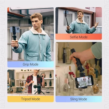 SmallRig Vigor Black Vlog Kit Compact and Stretchable with Tripod Grip Selfie Stick Mode for Multiple Scenarios 3827 product image