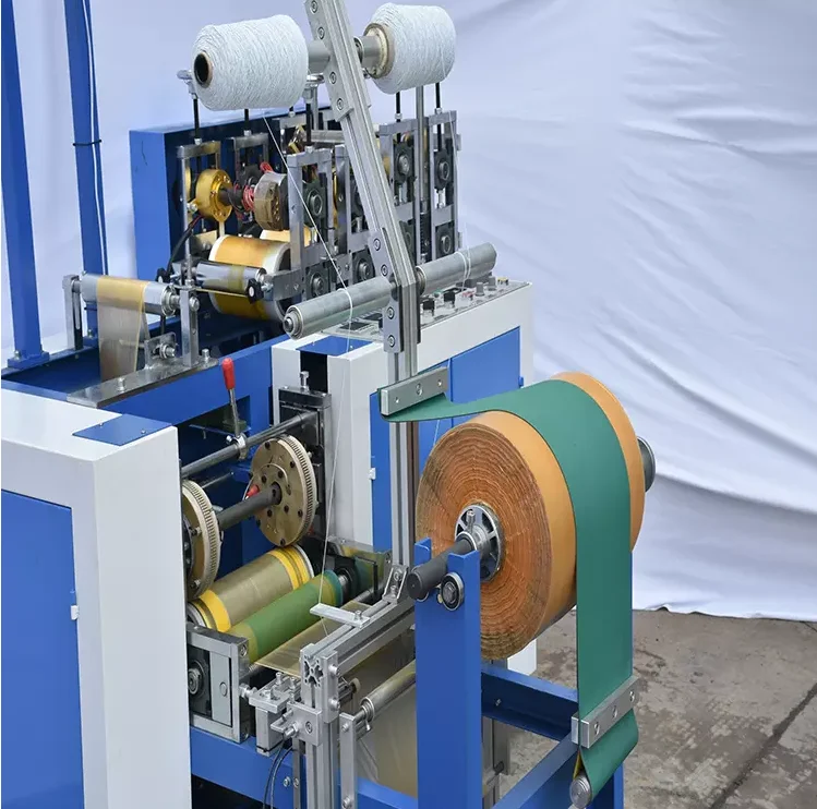 Машина для производства синих бахилов в стиле Kimberly-Clark