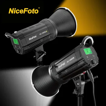 HC-1000SB NiceFoto 100W Daylite 5600K Professional Studio Lighting LED Video Light for Youtube