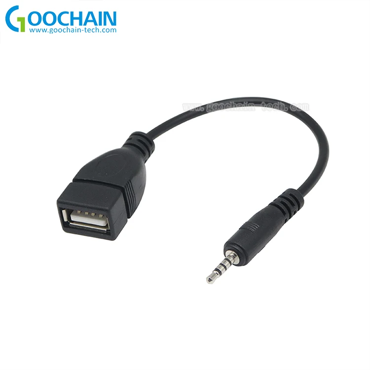 Ccdes Adaptateur de câble jack 3,5 mm mâle vers femelle USB Câble audio  auxiliaire, câble jack 3,5 mm vers câble USB, câble 3,5 mm vers connecteur  USB 