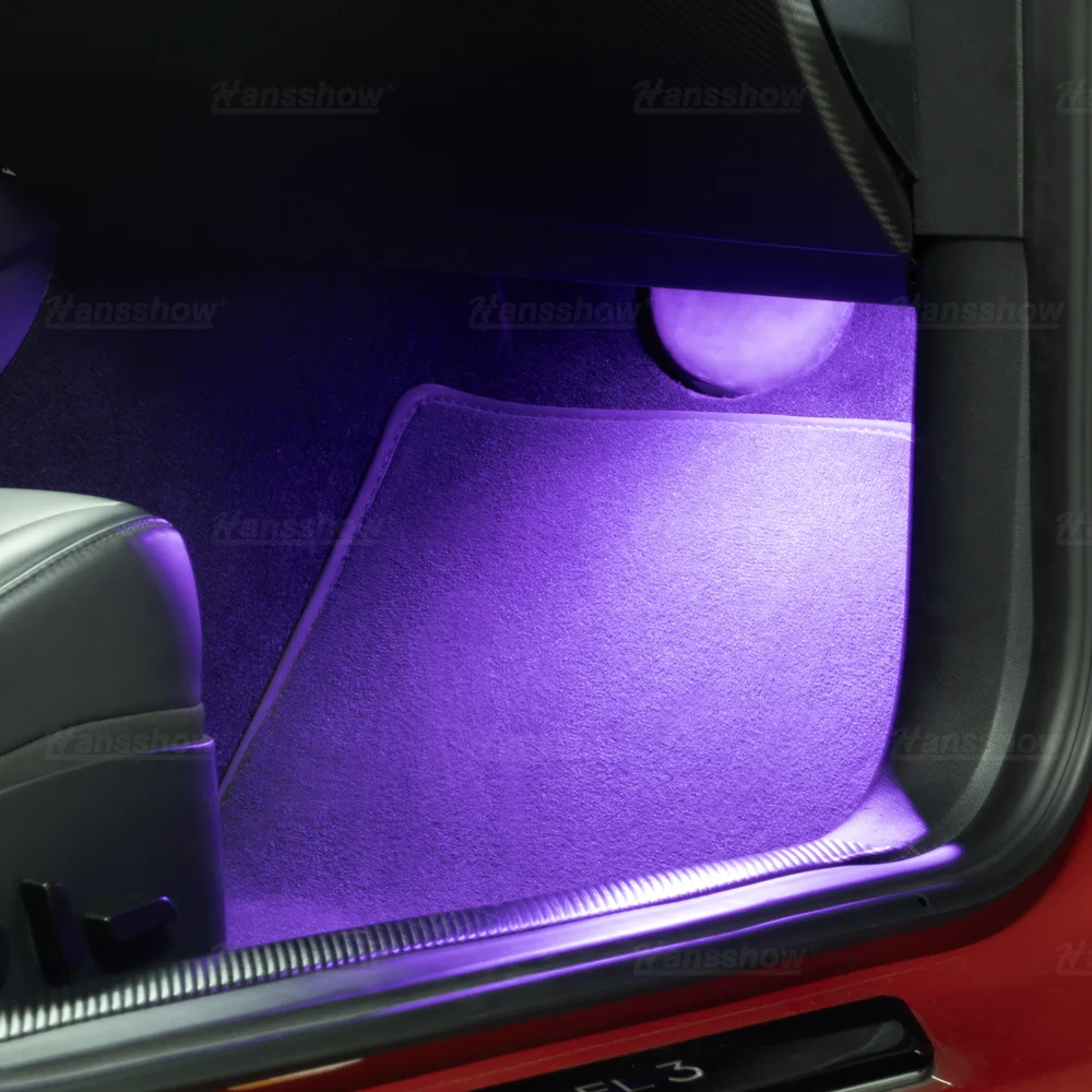 Hansshow Model 3 Y X S Interior Ambient Foot Well Lights Led Light ...