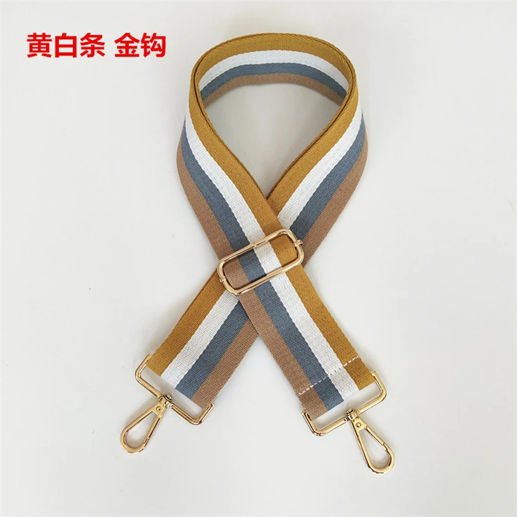 
Лидер продаж, 5 см Широкий холщовый Полосатый Регулируемый съемный ремешок для сумочки, лямки на плечо для гитары для девушек 
